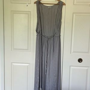 FREE PEOPLE Intimately Long Sleeveless Open Front Lace Duster size XL